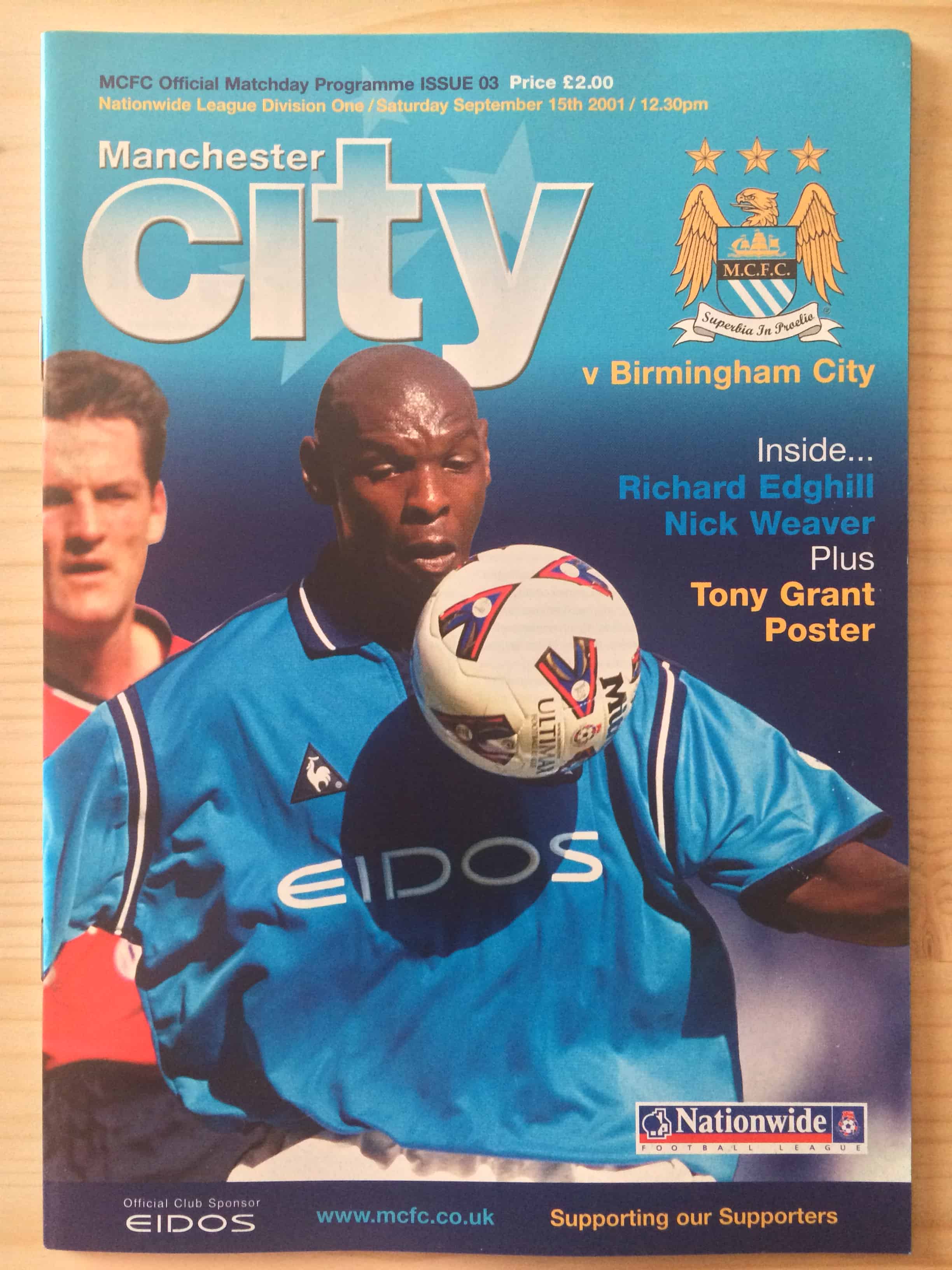 Manchester City FC v Birmingham City FC